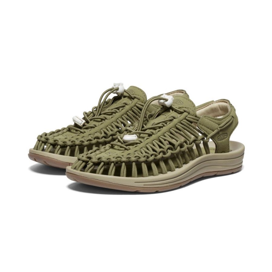 KEEN Sandals | Women'S Uneek Sneaker | Martini Olive/Safari