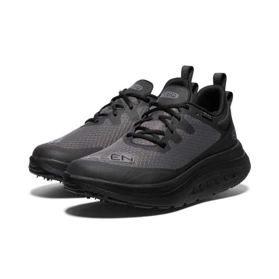 KEEN Shoes | Women'S Wk400 Waterproof Walking Shoe | Triple Black