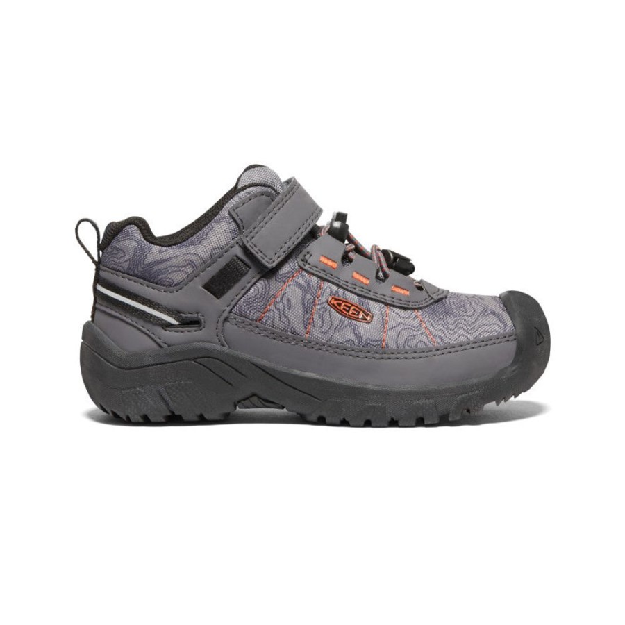 KEEN Shoes | Little Kids' Targhee Sport Vent Shoe | Magnet/Scarlet Ibis