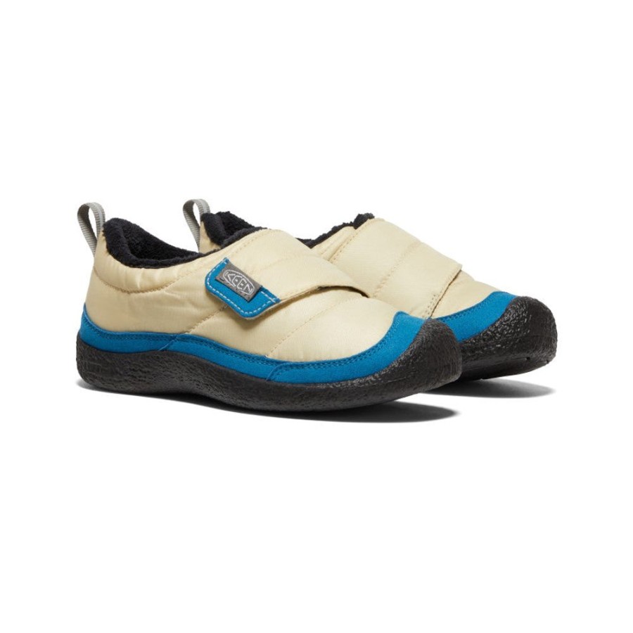 KEEN Slip-Ons | Big Kids' Howser Wrap | Safari/Mykonos Blue