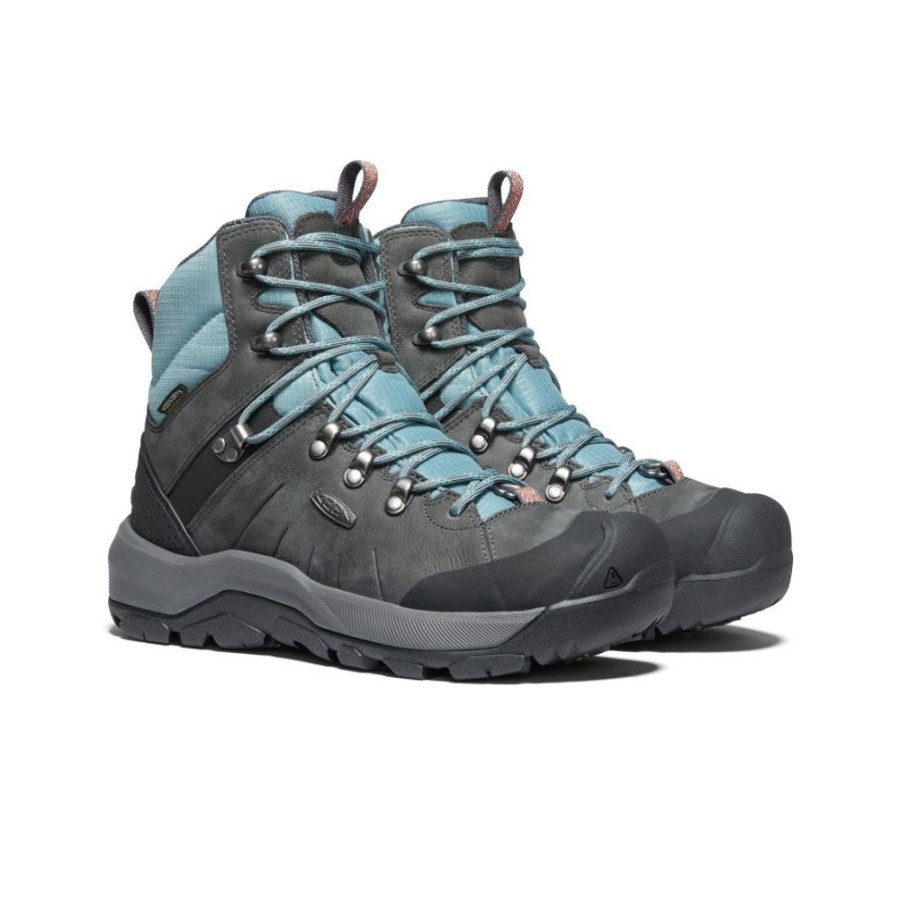 KEEN Boots | Women'S Revel Iv Polar Waterproof Boot | Magnet/North Atlantic