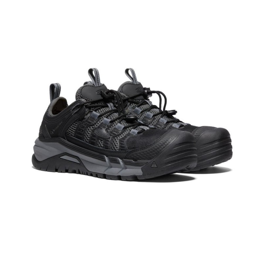 KEEN Work Boots & Shoes | Men'S Birmingham (Carbon-Fiber Toe) | Black/Magnet