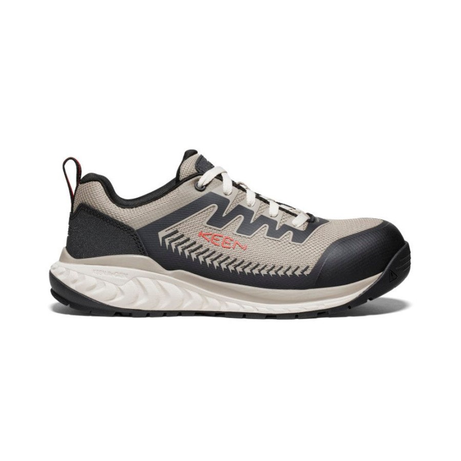 KEEN Work Boots & Shoes | Men'S Arvada Work Sneaker (Carbon-Fiber Toe) | Plaza Taupe/Black