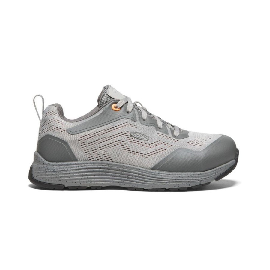 KEEN Work Boots & Shoes | Women'S Sparta 2 Esd (Aluminum Toe) | Drizzle/Papaya