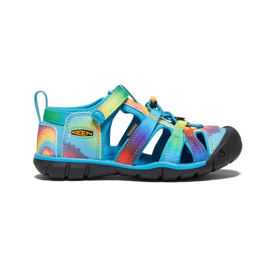 KEEN Sandals | Little Kids' Seacamp Ii Cnx | Vivid Blue/Original Tie Dye