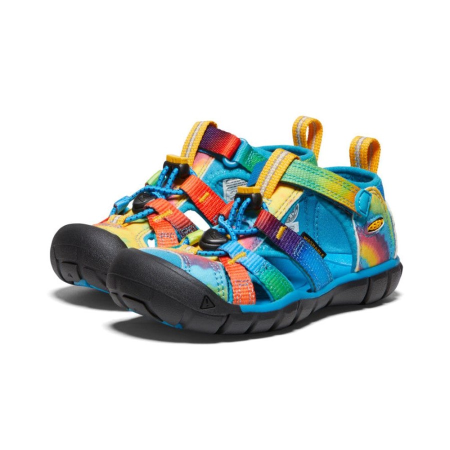 KEEN Sandals | Little Kids' Seacamp Ii Cnx | Vivid Blue/Original Tie Dye