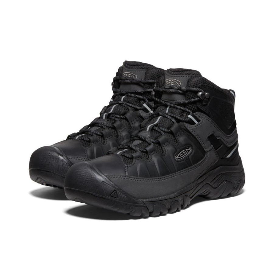 KEEN Boots | Men'S Targhee Iii Waterproof Mid | Triple Black