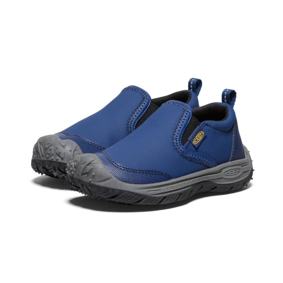 KEEN Slip-Ons | Little Kids' Speed Hound Slip-On | Blue Depths/Black