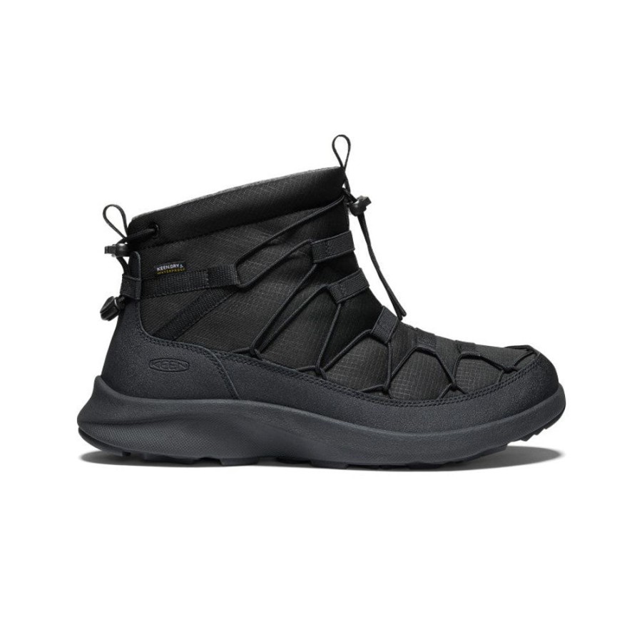 KEEN Slip-Ons | Men'S Uneek Snk Waterproof Chukka | Triple Black/Black