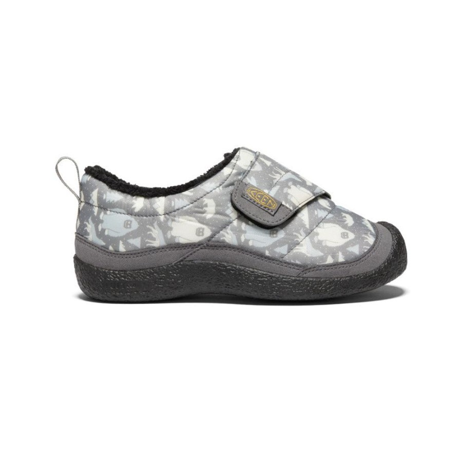 KEEN Slip-Ons | Big Kids' Howser Wrap | Steel Grey/Star White