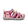 KEEN Sandals | Little Kids' Seacamp Ii Cnx | Rainbow/Festival Fuchsia