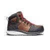 KEEN Work Boots & Shoes | Men'S Red Hook Waterproof Boot (Carbon-Fiber Toe) | Tobacco/Black