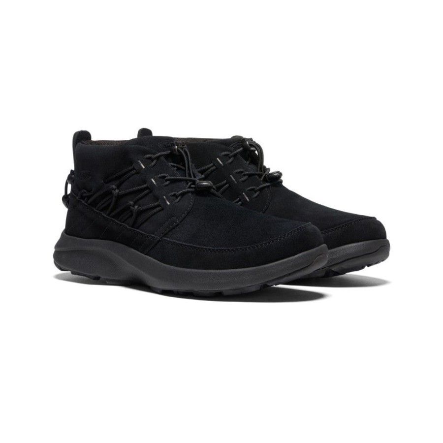 KEEN Boots | Men'S Uneek Chukka | Black/Black