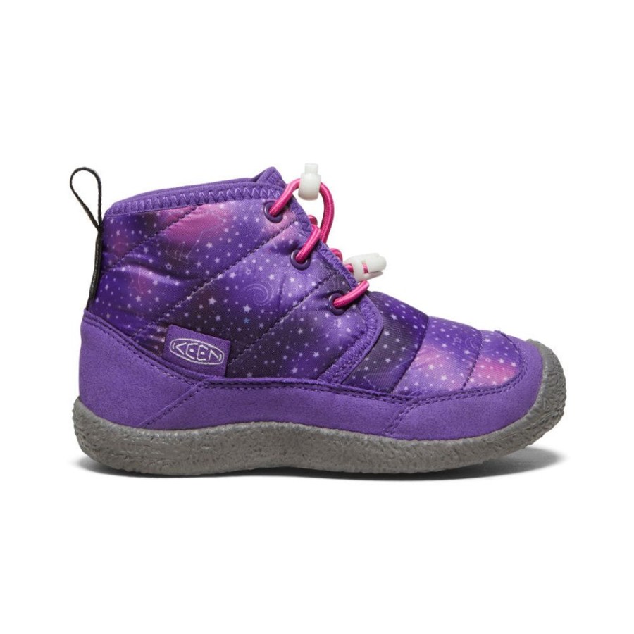 KEEN Boots | Little Kids' Howser Ii Waterproof Chukka | Tillandsia Purple/Multi