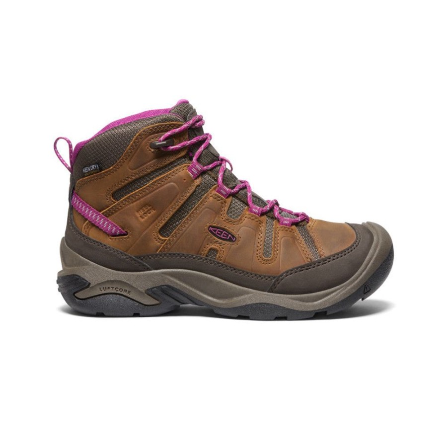 KEEN Boots | Women'S Circadia Waterproof Boot | Syrup/Boysenberry