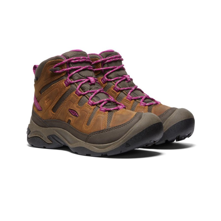 KEEN Boots | Women'S Circadia Waterproof Boot | Syrup/Boysenberry