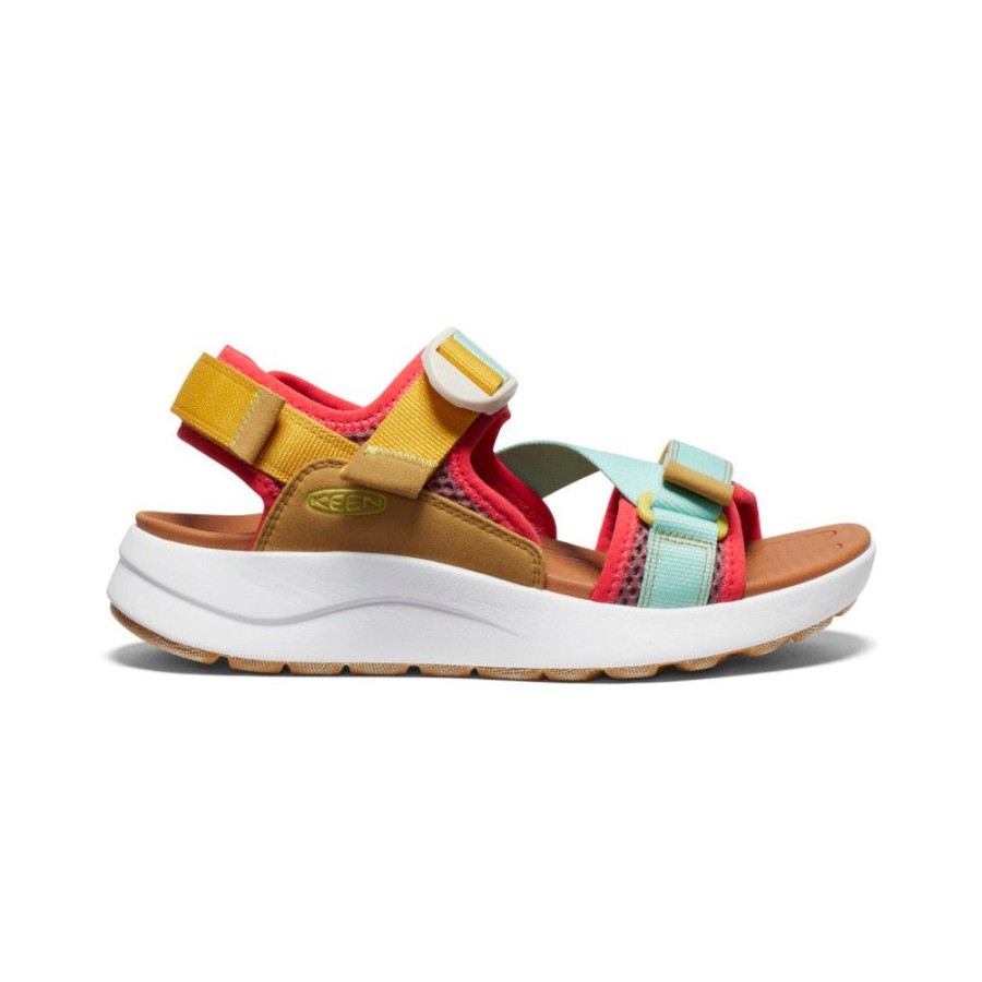 KEEN Sandals | Women'S Elle Sport Backstrap Sandal | Golden Yellow/Lichen