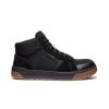 KEEN Work Boots & Shoes | Men'S Kenton Mid Work Shoe (Carbon-Fiber Toe) | Black/Gum