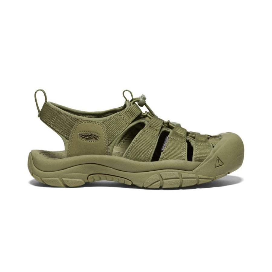 KEEN Sandals | Men'S Newport H2 | Monochrome/Olive Drab