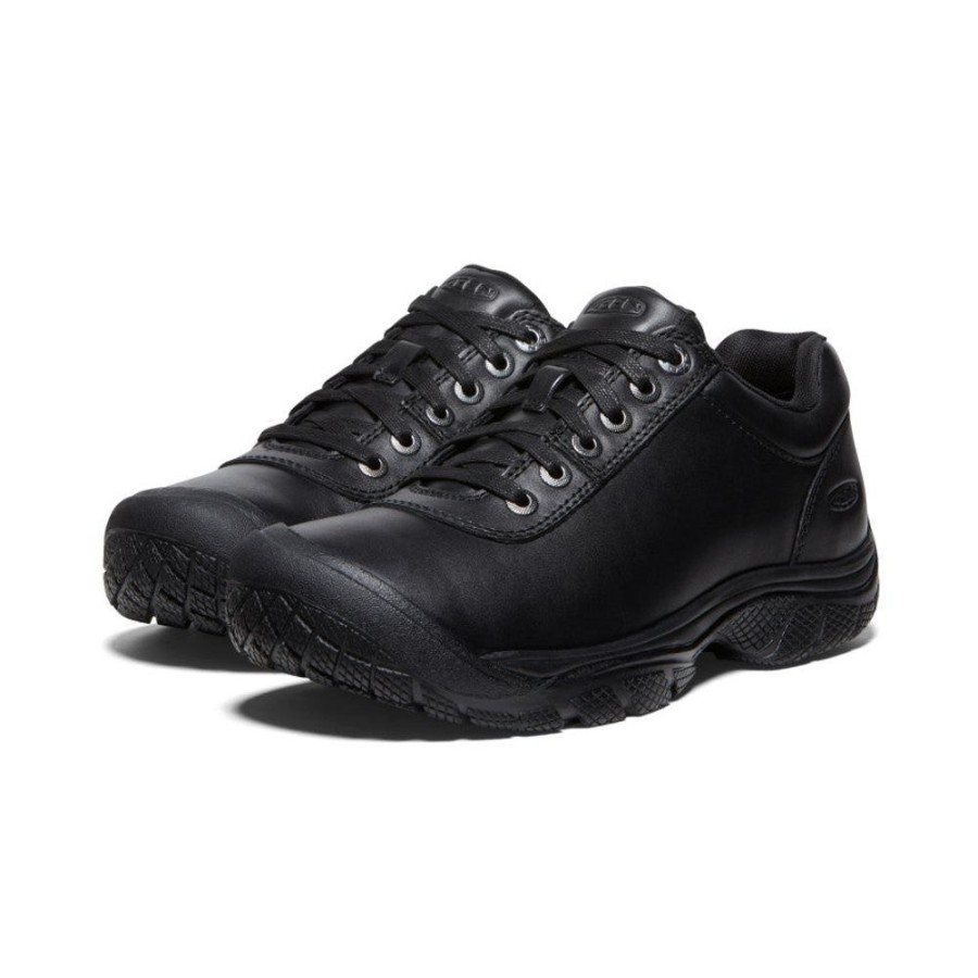 KEEN Work Boots & Shoes | Men'S Ptc Dress Oxford | Black