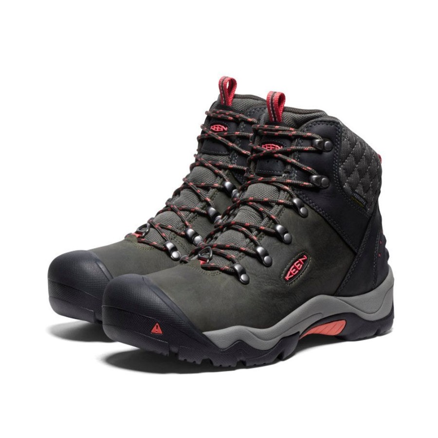 KEEN Boots | Women'S Revel Iii Waterproof Winter Boot | Black/Rose