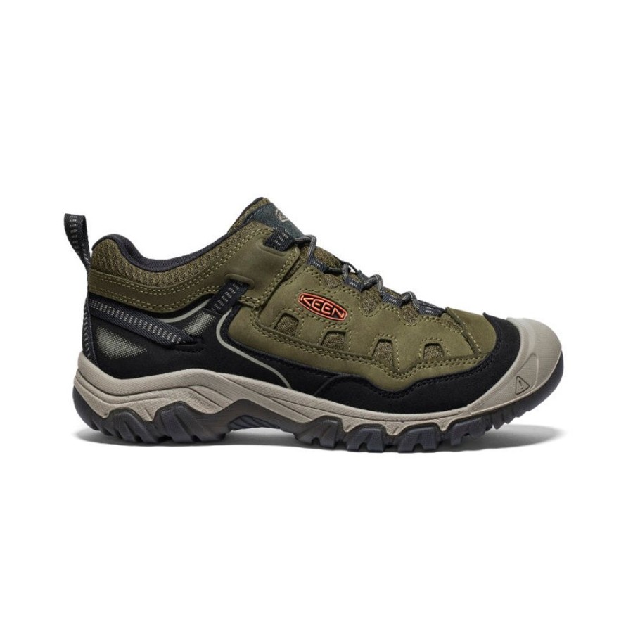 KEEN Shoes | Men'S Targhee Iv Vented Hiking Shoe | Dark Olive/Gold Flame