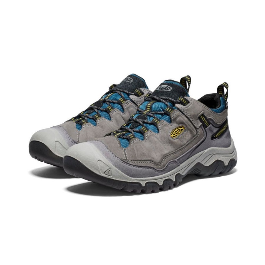 KEEN Shoes | Men'S Targhee Iv Waterproof Hiking Shoe | Steel Grey/Antique Moss