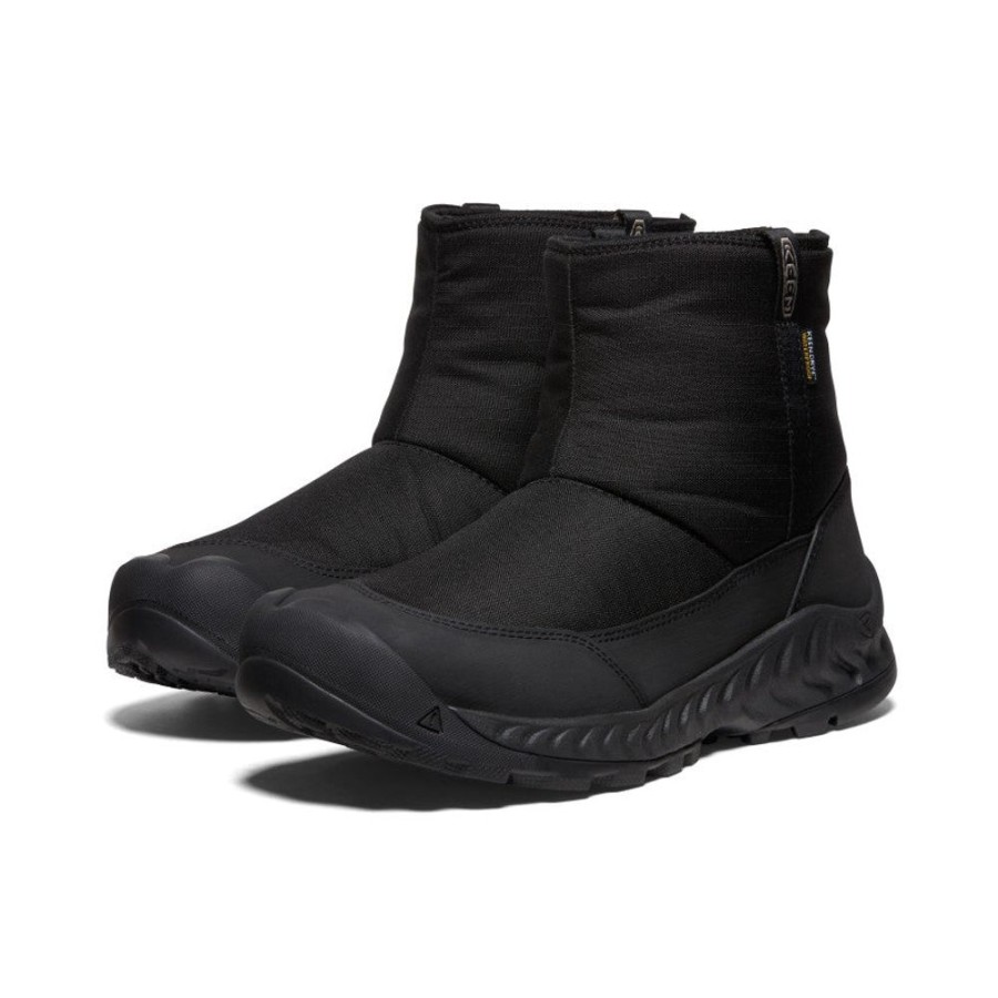 KEEN Boots | Men'S Hood Nxis Waterproof Winter Pull-On | Black/Black