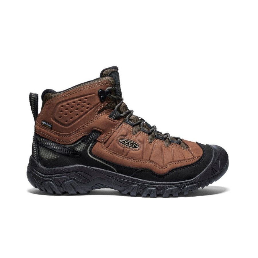 KEEN Boots | Men'S Targhee Iv Waterproof Hiking Boot | Bison/Black