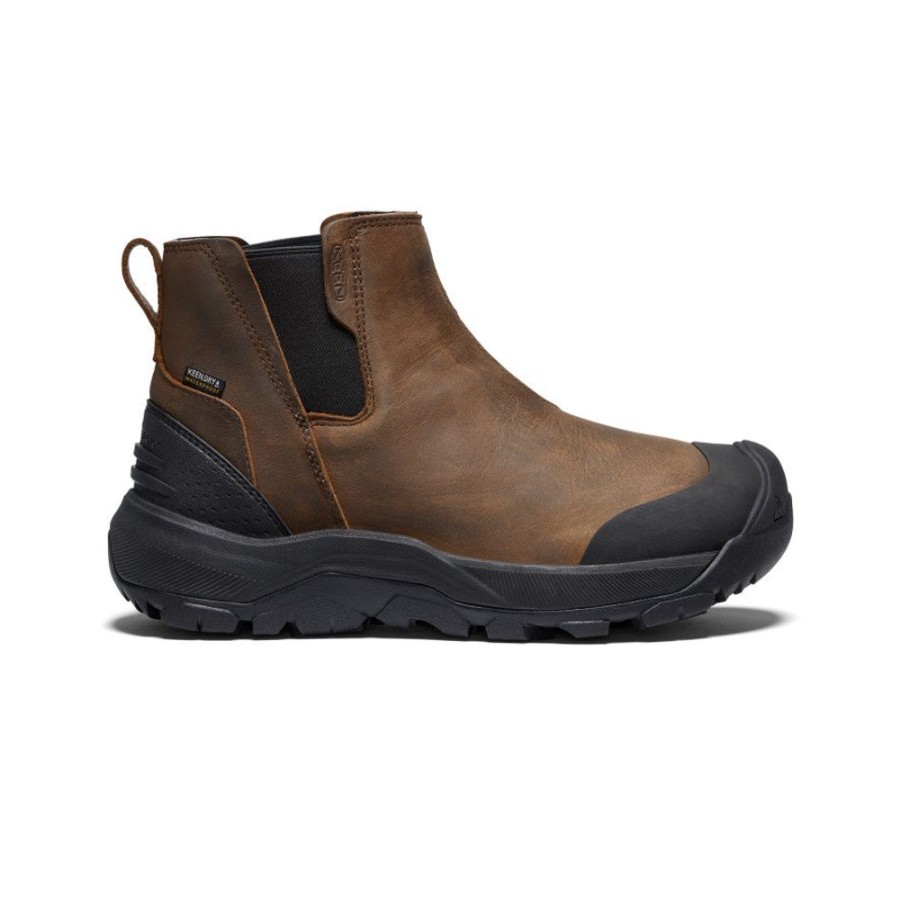 KEEN Boots | Men'S Revel Iv Waterproof Chelsea | Canteen/Black