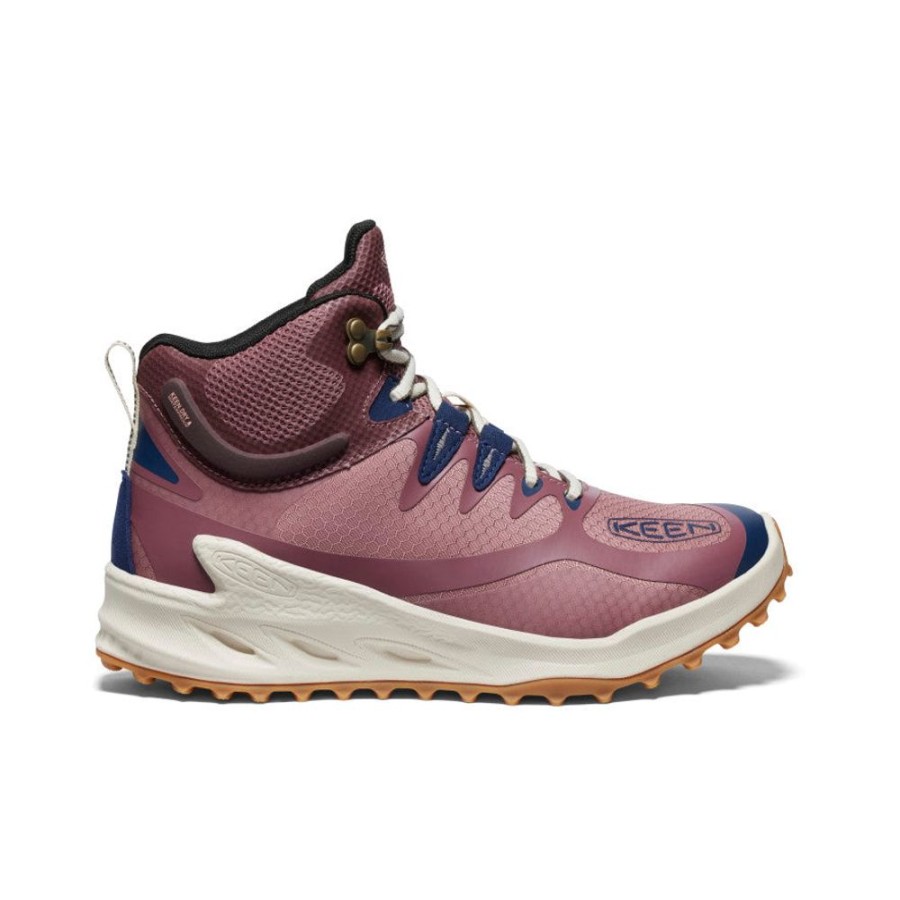 KEEN Boots | Women'S Zionic Waterproof Hiking Boot | Nostalgia Rose/Peach Parfait