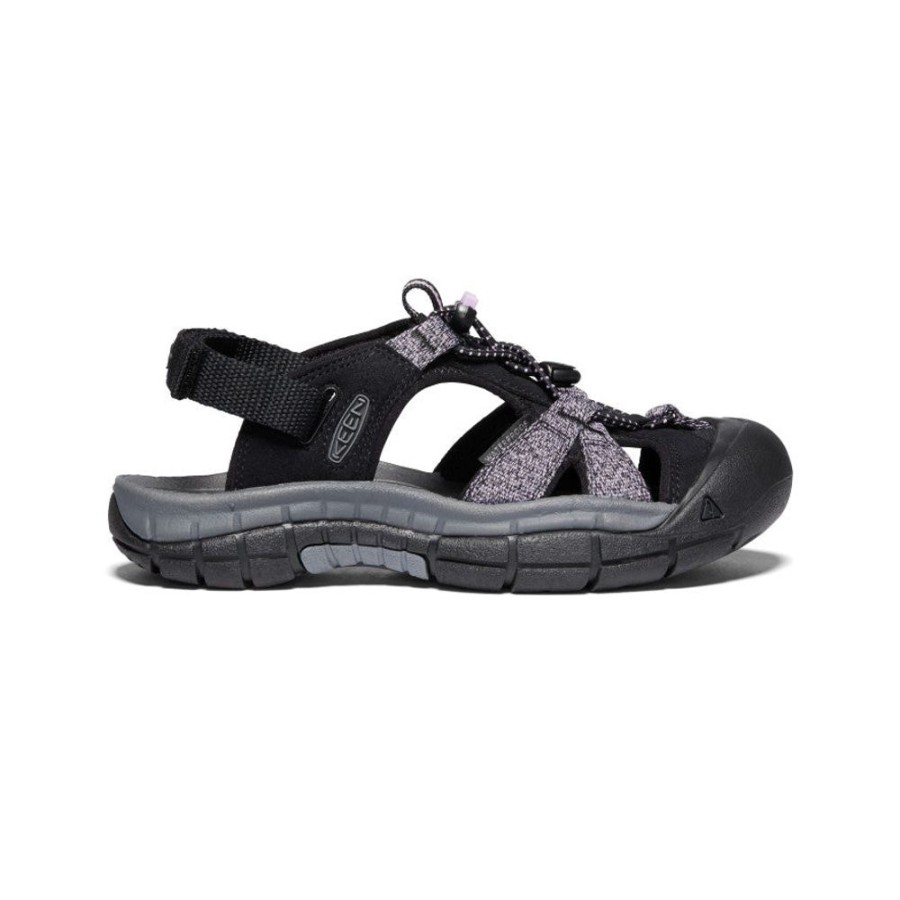 KEEN Sandals | Women'S Ravine H2 Sandal | Black/Dawn Pink