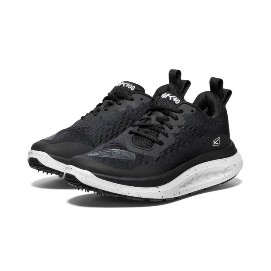 KEEN Shoes | Women'S Wk400 Walking Shoe | Black/White