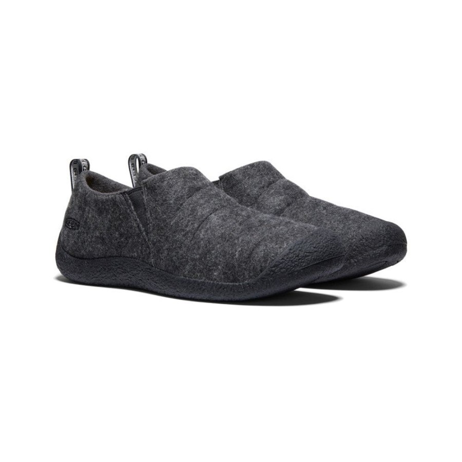 KEEN Slip-Ons | Men'S Howser Ii | Charcoal Grey Felt/Black