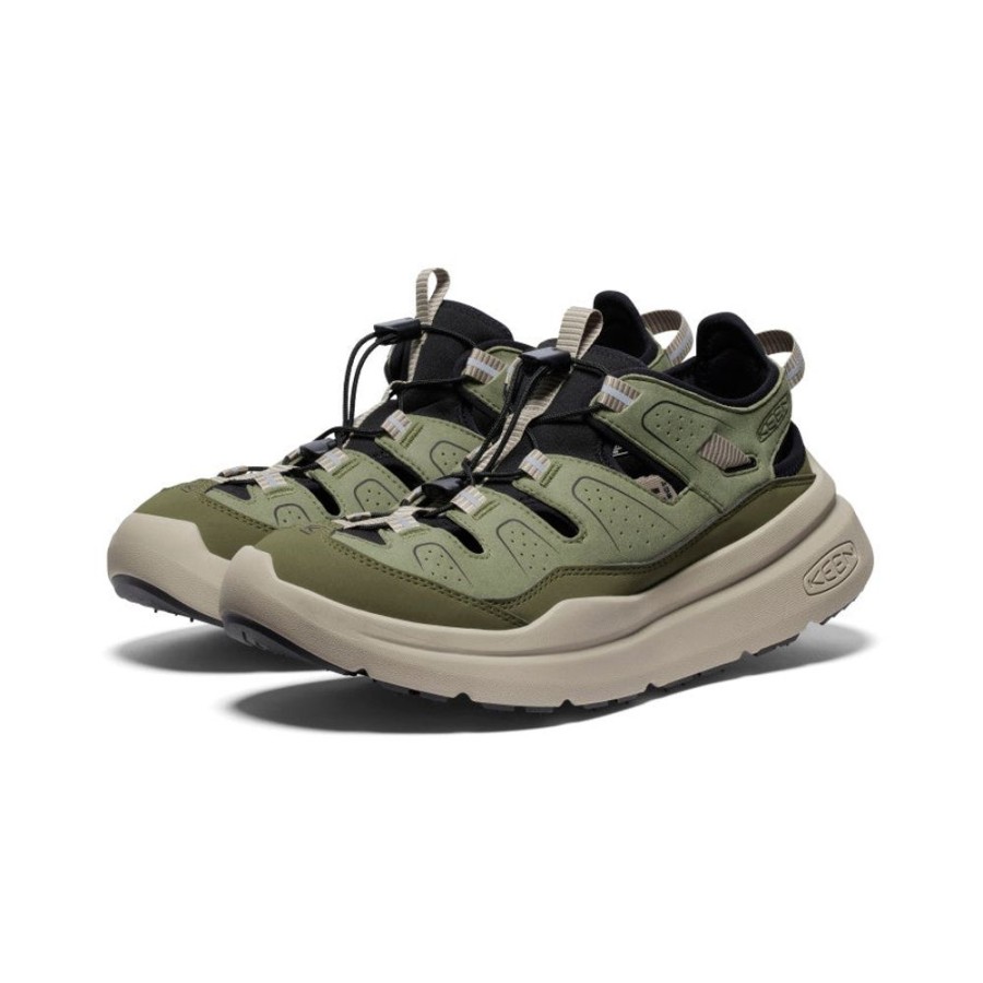 KEEN Sandals | Men'S Wk450 Walking Sandal | Martini Olive/Plaza Taupe