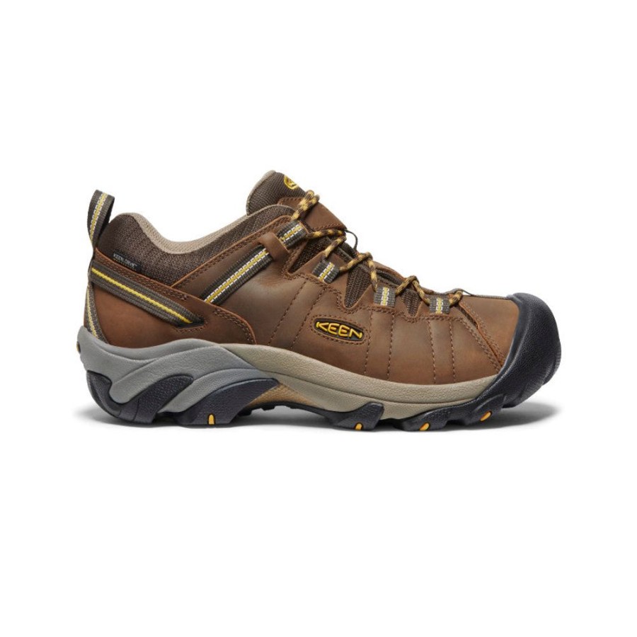 KEEN Shoes | Men'S Targhee Ii Waterproof Wide | Cascade Brown/Golden Yellow