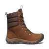 KEEN Boots | Women'S Greta Waterproof Boot | Bison/Java