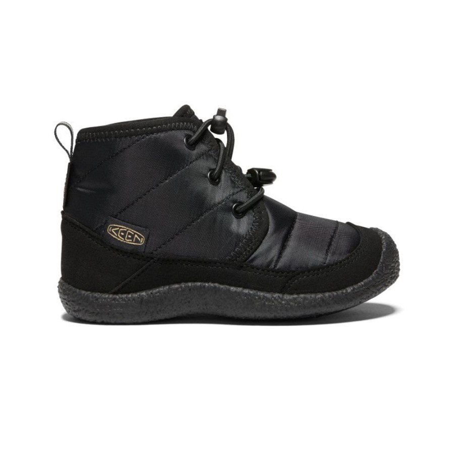 KEEN Boots | Little Kids' Howser Ii Waterproof Chukka | Black/Black