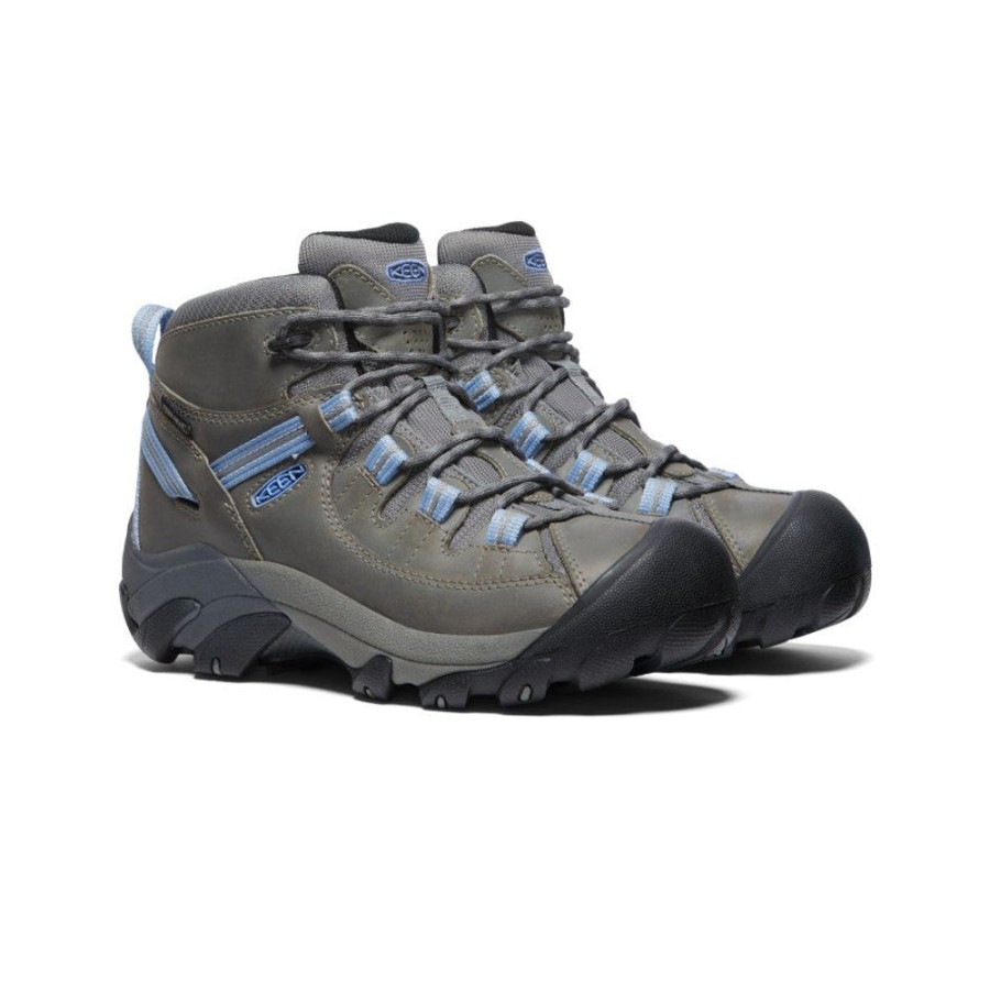 KEEN Boots | Women'S Targhee Ii Waterproof Mid | Steel Grey/Hydrangea