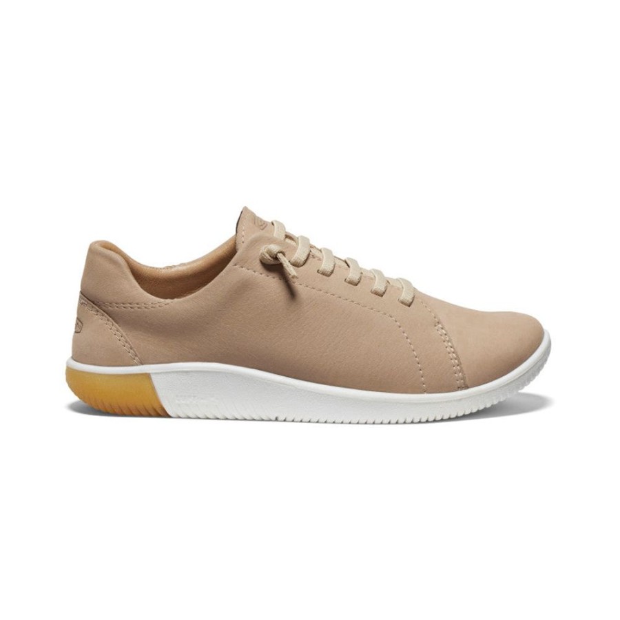 KEEN Slip-Ons | Women'S Knx Leather Sneaker | Safari/Star White