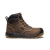 KEEN Work Boots & Shoes | Men'S Fort Wayne 6" Waterproof (Soft Toe) | Dark Earth/Gum