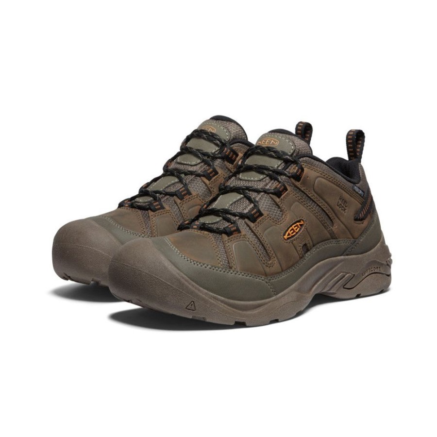 KEEN Shoes | Men'S Circadia Waterproof Shoe | Canteen/Curry