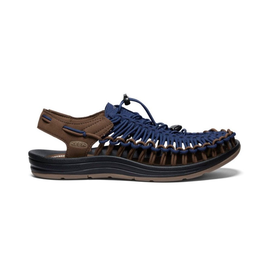 KEEN Sandals | Men'S Uneek Sneaker | Naval Academy/Dark Earth