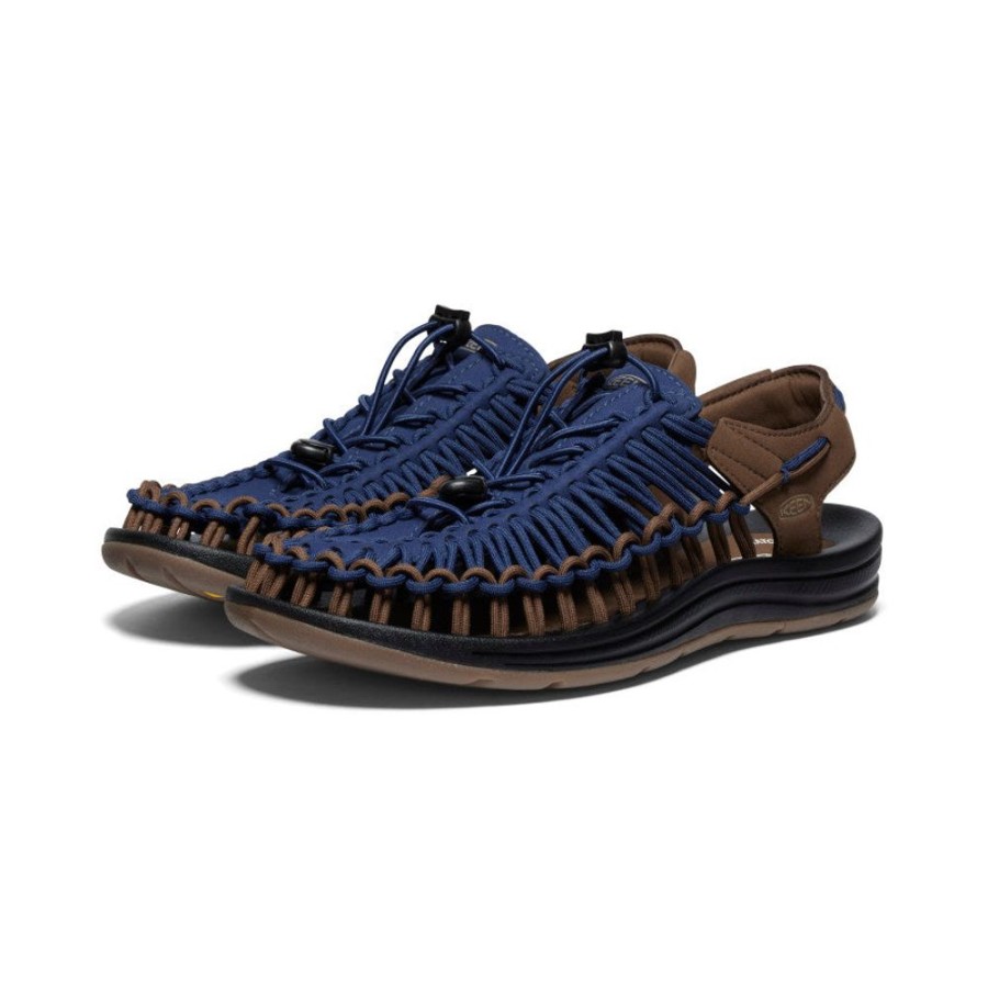 KEEN Sandals | Men'S Uneek Sneaker | Naval Academy/Dark Earth