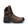 KEEN Work Boots & Shoes | Men'S Dover 8" Waterproof Boot (Carbon-Fiber Toe) | Dark Earth/Black