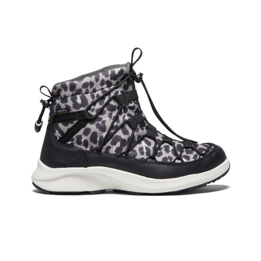 KEEN Slip-Ons | Women'S Uneek Snk Ii Waterproof Chukka | Animal Print/Silver Birch