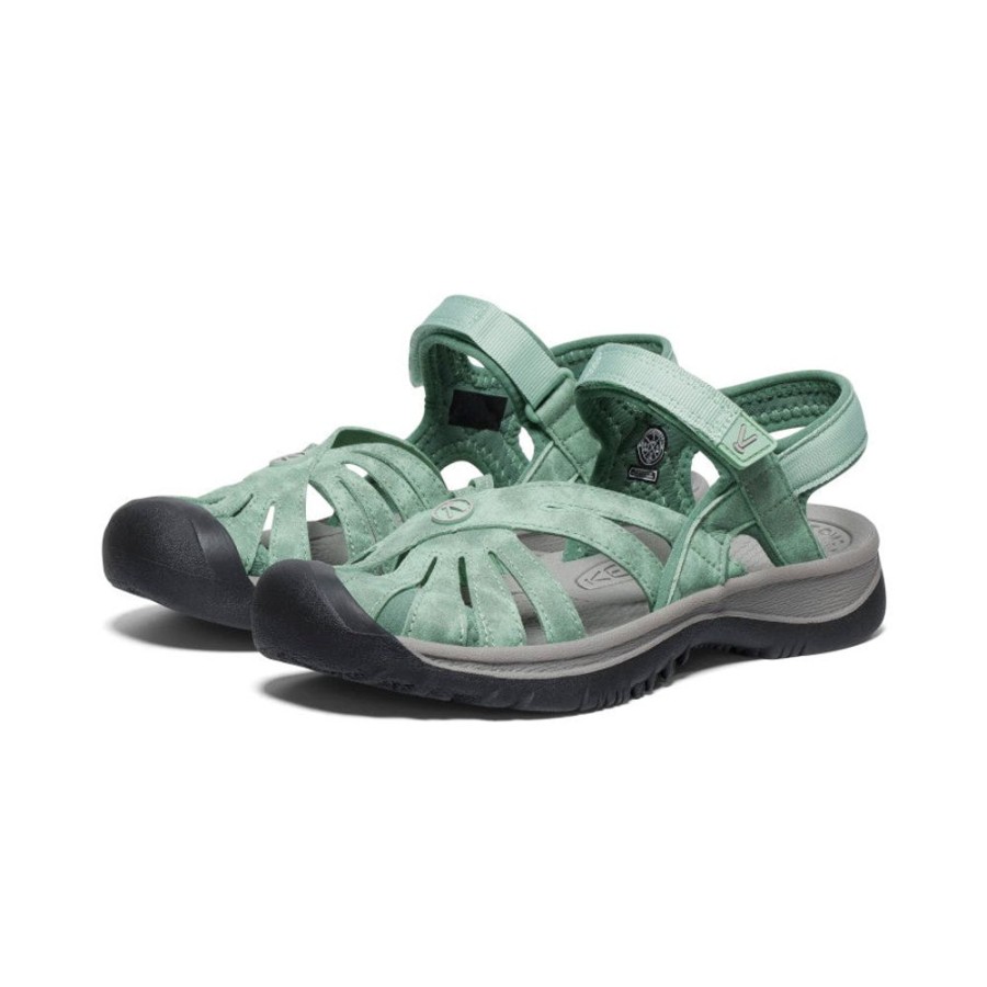 KEEN Sandals | Women'S Rose Sandal | Granite Green/Drizzle